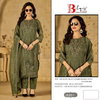 Bilqis B 221 A To D Crunchy Embroidery Wholesale Pakistani Salwar Suits In India