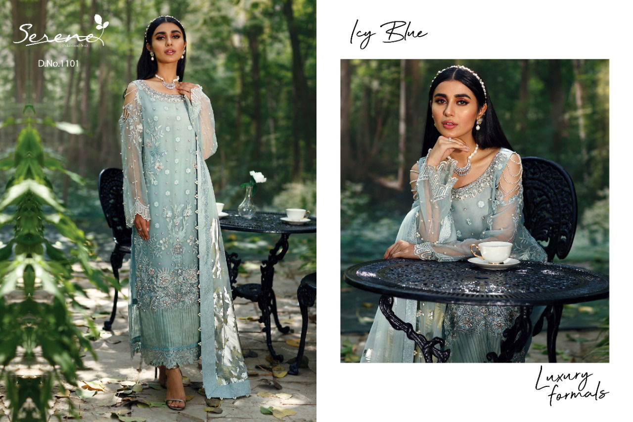 Serena Azalea Festive Wear Heavy Embroidery Work Desingner Pakistani Salwar Suits Collection