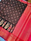 Kalamkari Zigzag 2 By Policona Fab Pattu Digital Printed Saree Orders In India