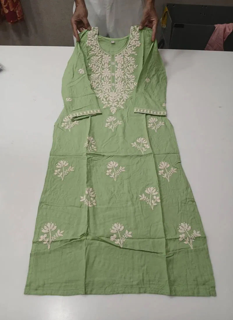 Tanyaa P 313 German Rayon With Lakhnavi Kurti Wholesale Online