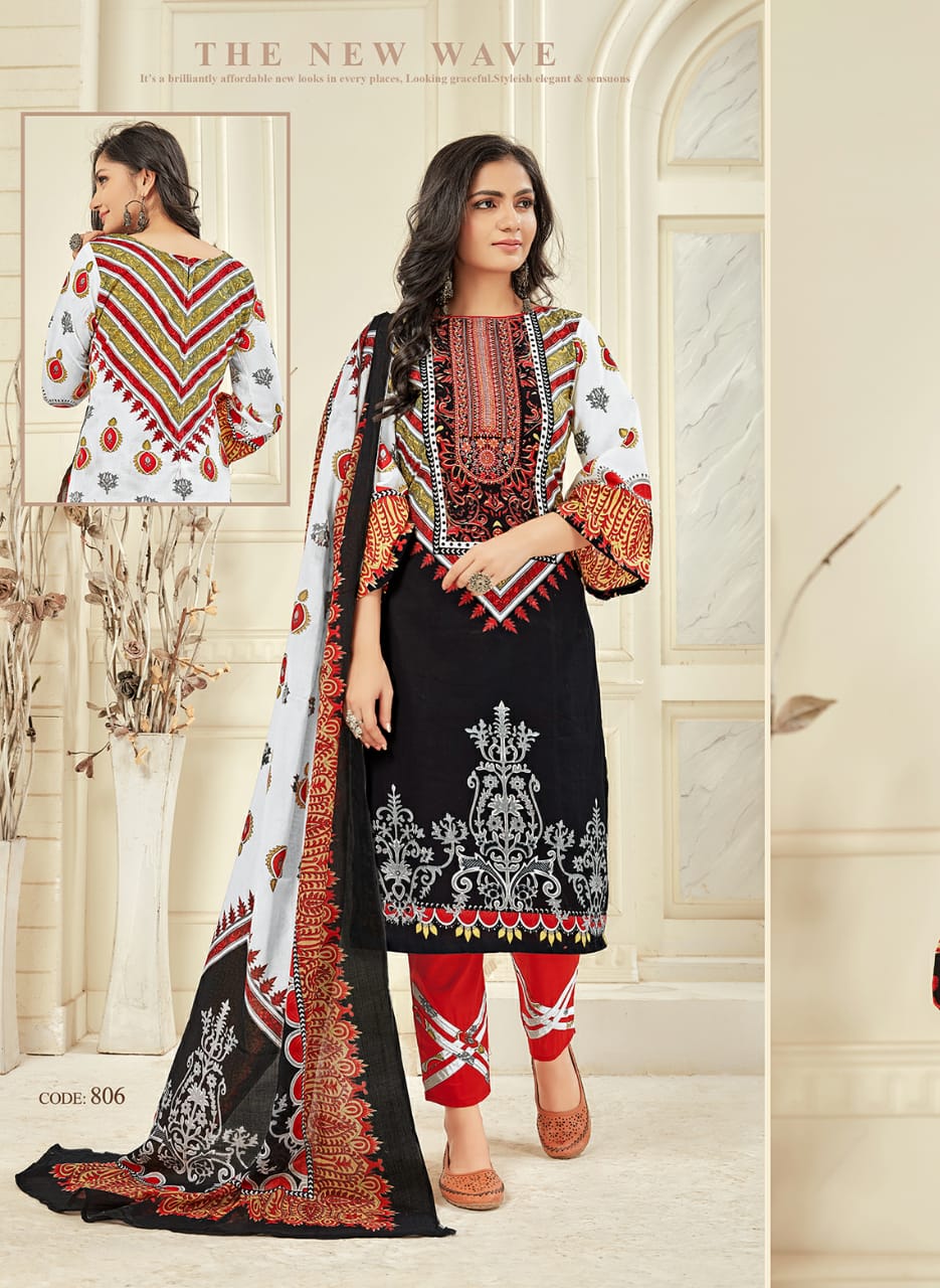Vastu Samrina Lawn Latest Casual Wear Printed Cotton Dress Material Collection