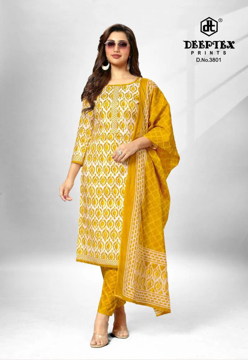 Chief Guest Vol 38 By Deeptex Cotton Dress Material Suppliers In India