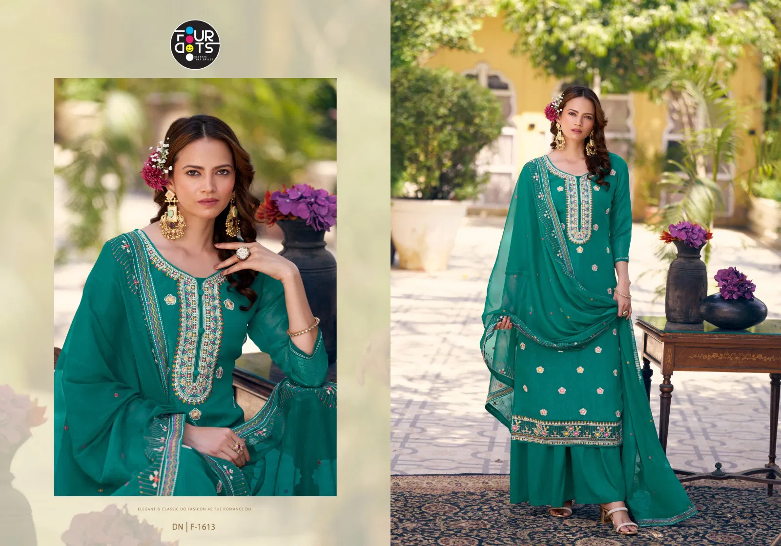 Ibadat By Fourdots Crush Silk Designer Salwar Suits Wholesale Shop In Surat
