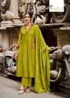 Kashmira By Karissa Bombay Cotton A Line Kurti With Bottom Dupatta Wholesale Online
