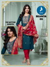 Eklavya By Kaya Vertican Stylish Kurti With Bottom Dupatta Suppliers In India
