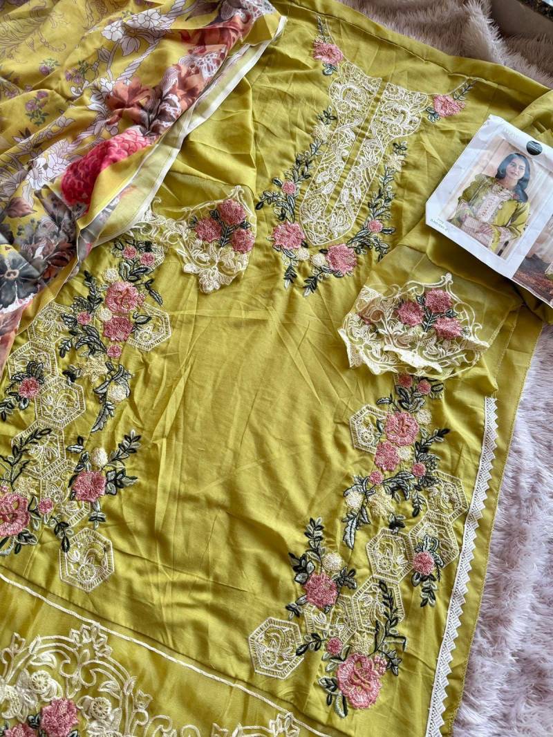 Mehboob Tex 1587 E And F Chiffon Dupatta Pakistani Salwar Suits Bulk Orders In India
