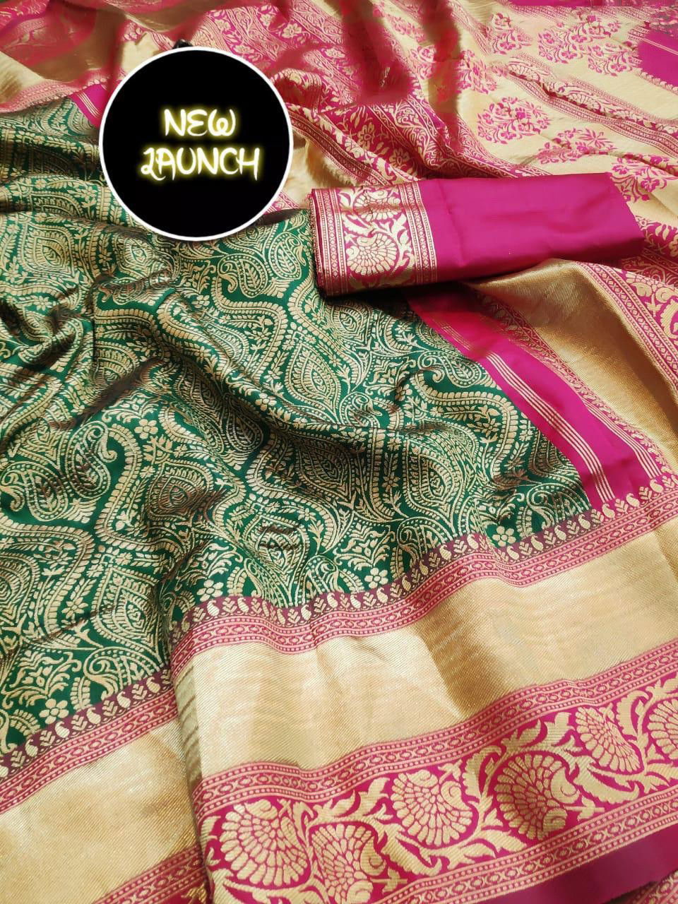 Laxmi 1 Lichi Silk Festive Designer Sarees Catalog