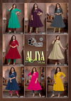 Kinti Aaliya 4 Rayon Embroidery Nayra Cut Kurtis Catalog
