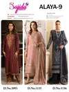 Alaya Vol 9 by Sajida Georgette Pakistani Salwar Suits Exporters In India
