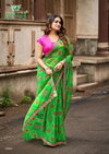 Parvati By Sanskar Tex Prints Georgette Hit Design Saree For Womens Wholesale In India