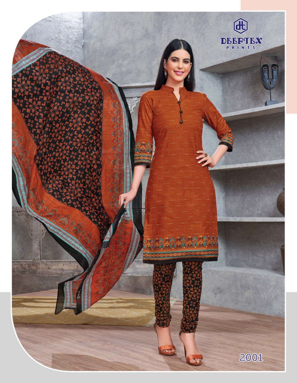 Deeptex Designer Printed Cotton Dress Material Collection