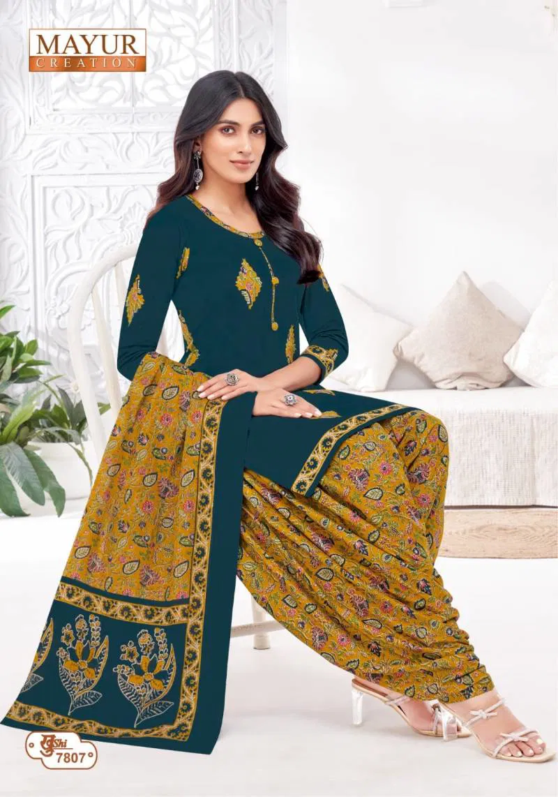 Khushi Vol 78 By Mayur Cotton Dress Material Wholesale Shop In Surat
