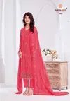 Kashya Vol 1 By Suryajyoti Pure Lawn Embroidered Border Dress Material Wholesale Suppliers In Mumbai