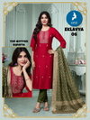 Eklavya By Kaya Vertican Stylish Kurti With Bottom Dupatta Suppliers In India