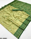 Rajyog Sundari Contrast Tissue Dharmavaram Silk Saree Suppliers In India
