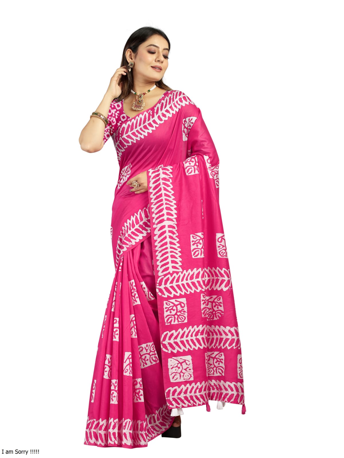 Shree Radha Raman Trendz Cotton Batik Printed Saree Catalog
