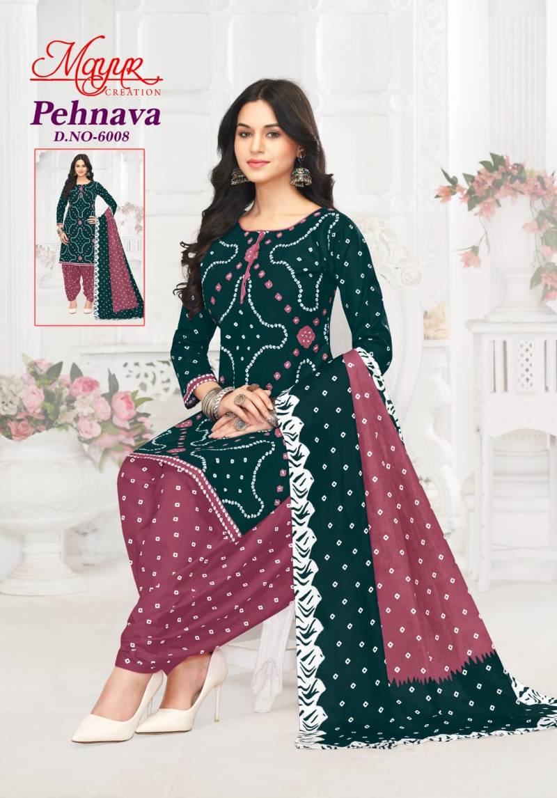 Pehnava Vol 6 By Mayur Cotton Printed Dress Material Orders In India