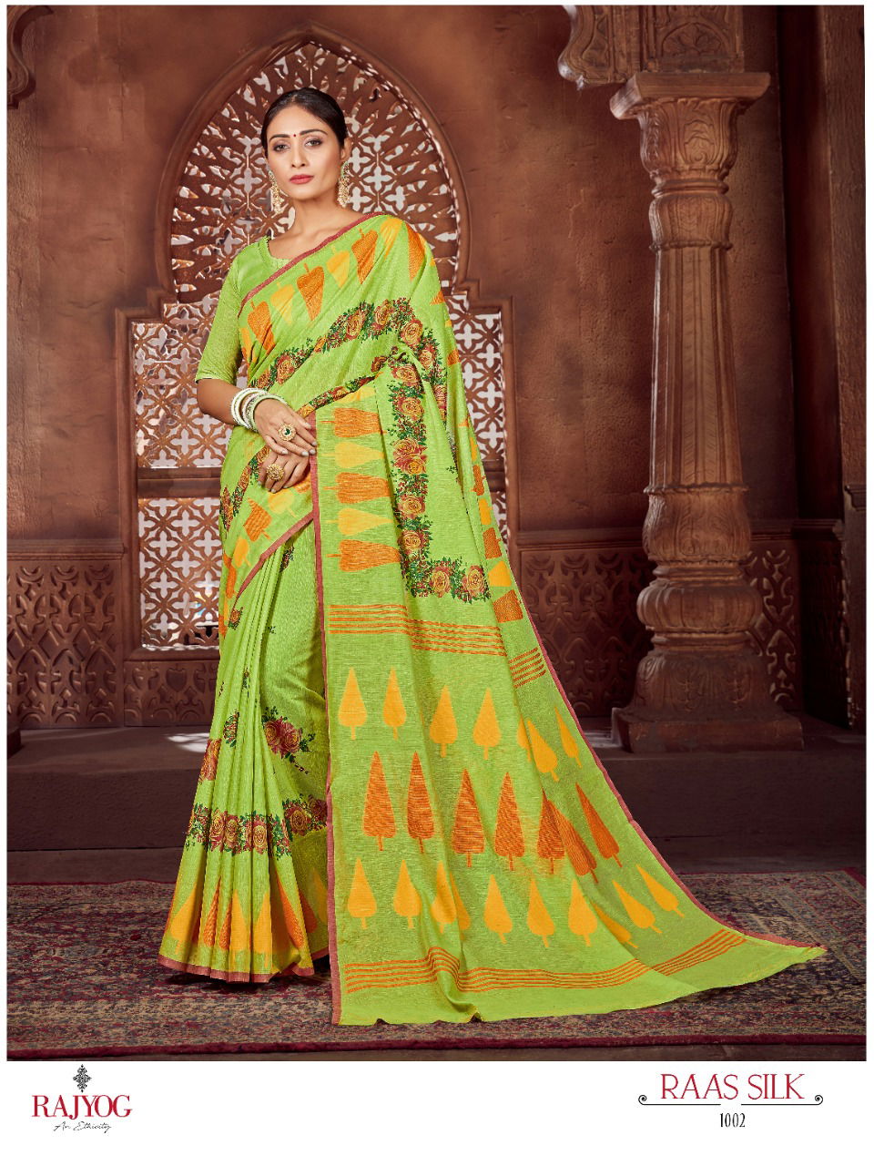 Rajyog Raas Silk Latest Traditional Festive Wear Designer Soft Cotton Saree Collection 