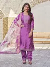 Makati By Aanchi Vichitra Shimmer Surat Kurti With Bottom Dupatta Wholesale Market