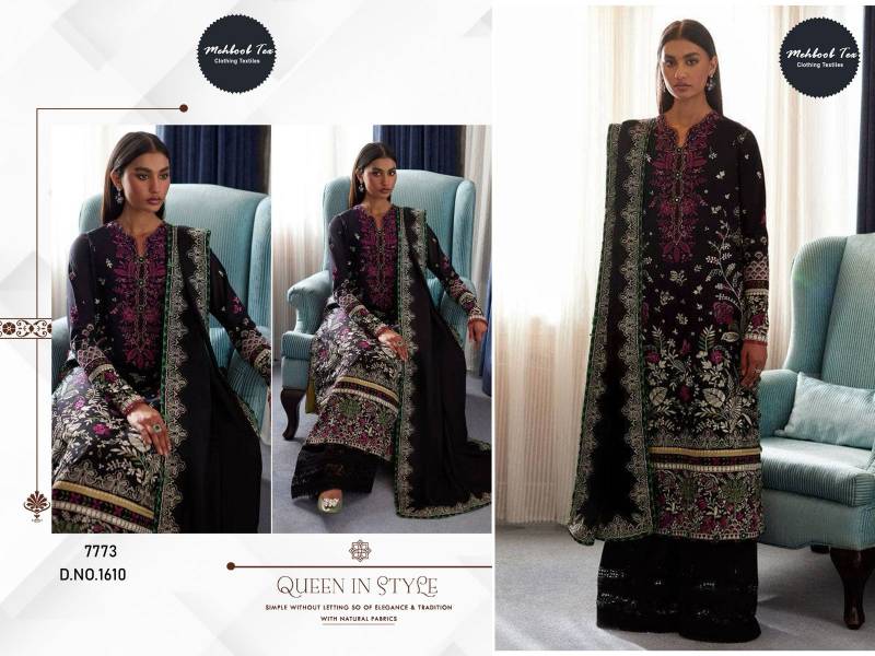 Mehboob Tex 1610 Viscose Lawn Pakistani Salwar Suits Exporters In India