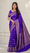 Self Elampillai Silk Rich Copper Zari Weaving Pallu Saree