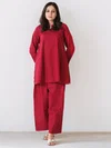 Dhruvi 471 Plain Chanderi Silk Kurti With Bottom
