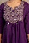 Naisha K 357 A Line Embroidery Work Kurti With Pant And Dupatta Wholesale In India