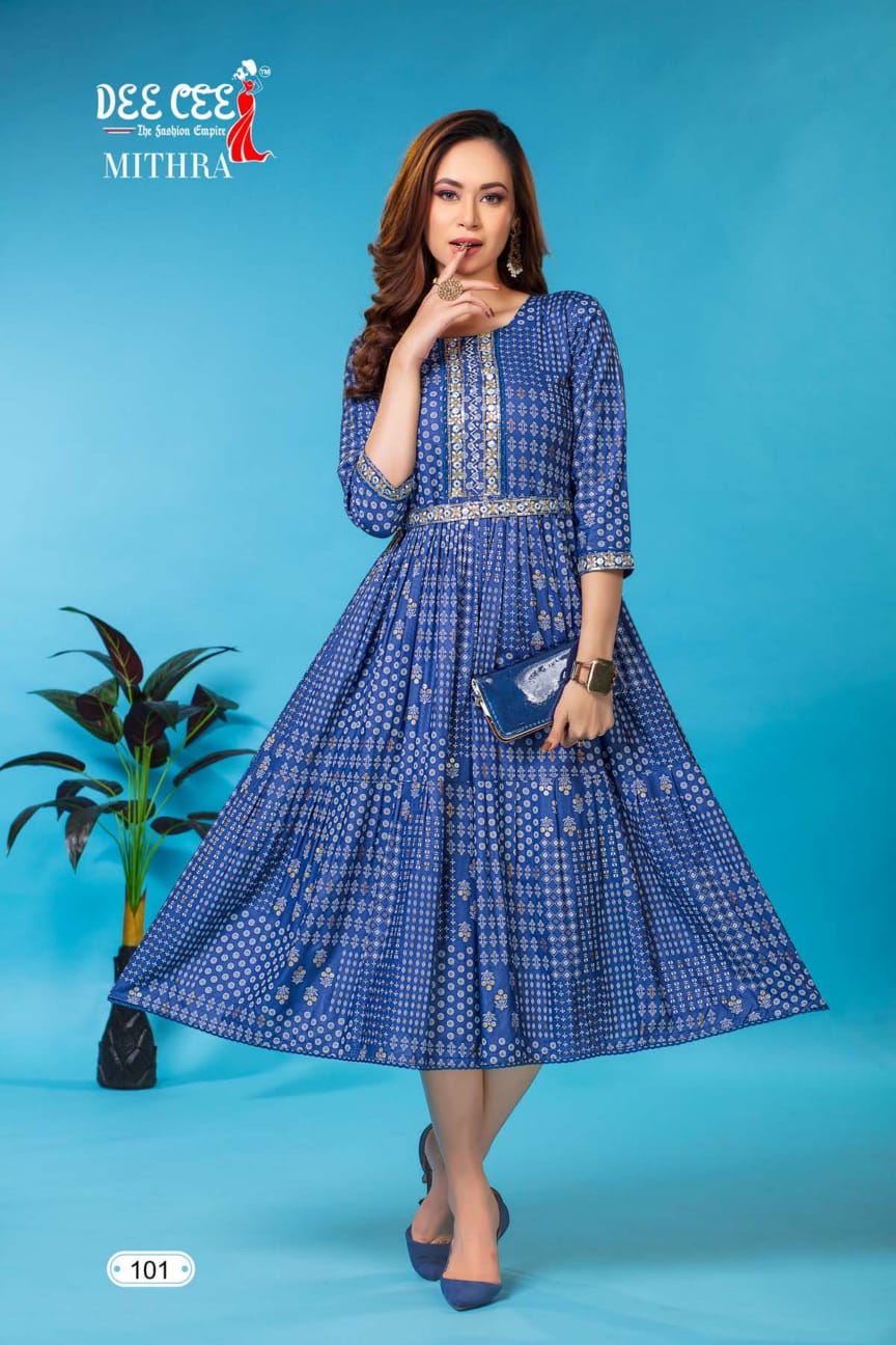 The Fashiom Empire By Deecee Rayon Printed Kurtis Catalog