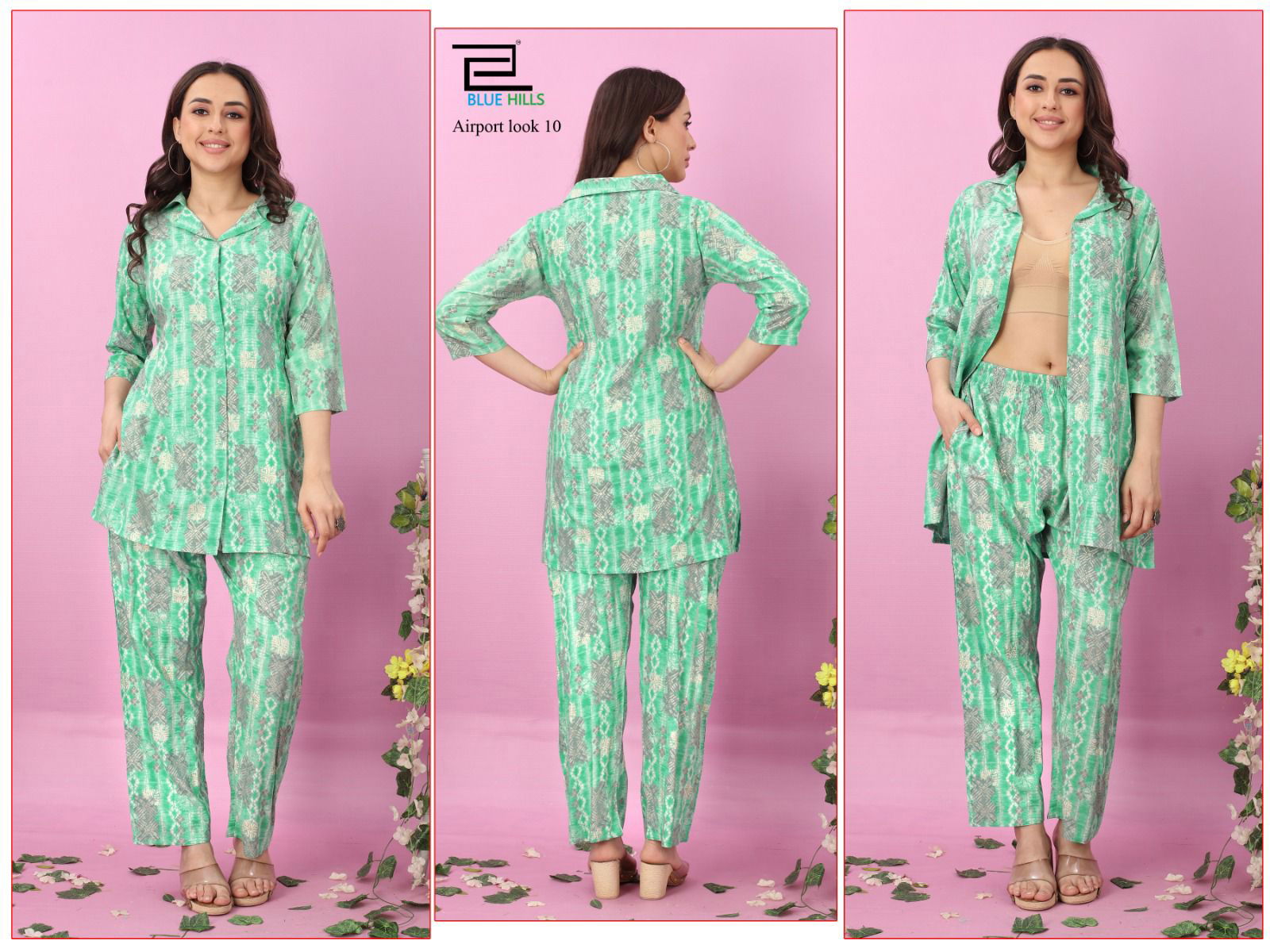 Airport Vol 10 By Blue Hills Printed Cord Set Catalog