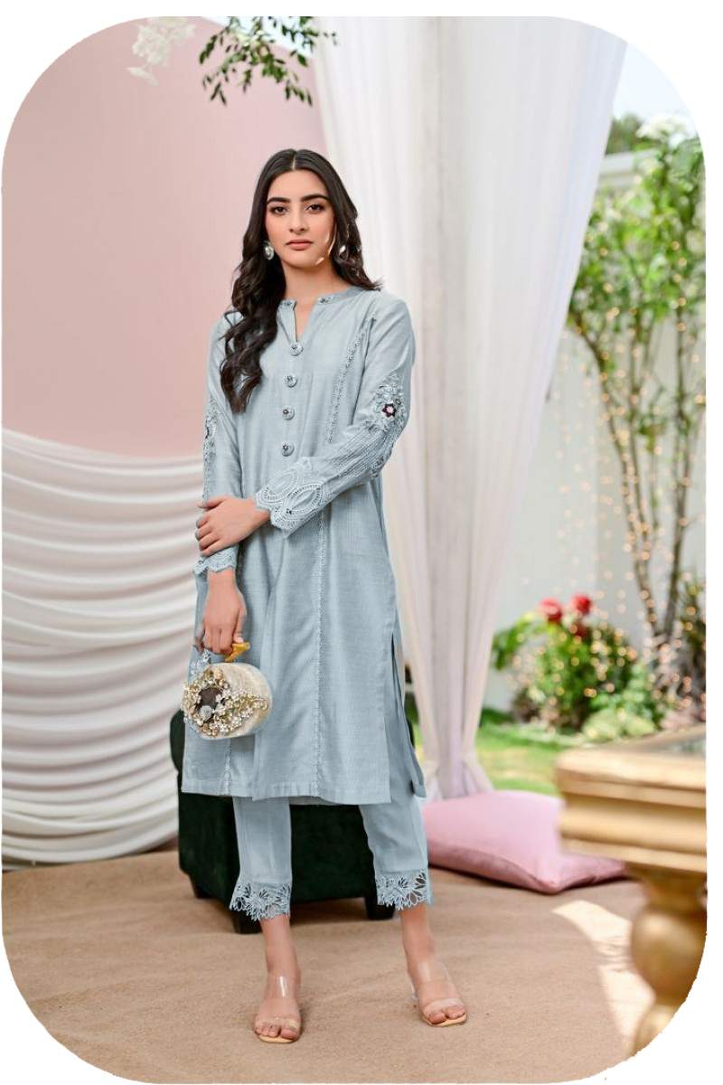 Zara 32 Formal Classy Fancy Festive Wear Top With Bottom Collection
