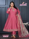 Plus Blush By Aanchi Vatican Kurti With Bottom Dupatta Wholesale Market In Surat

