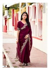 Classic Vol 2 By LT Nc Malai Silk Embroidery Designer Sarees Wholesale Online