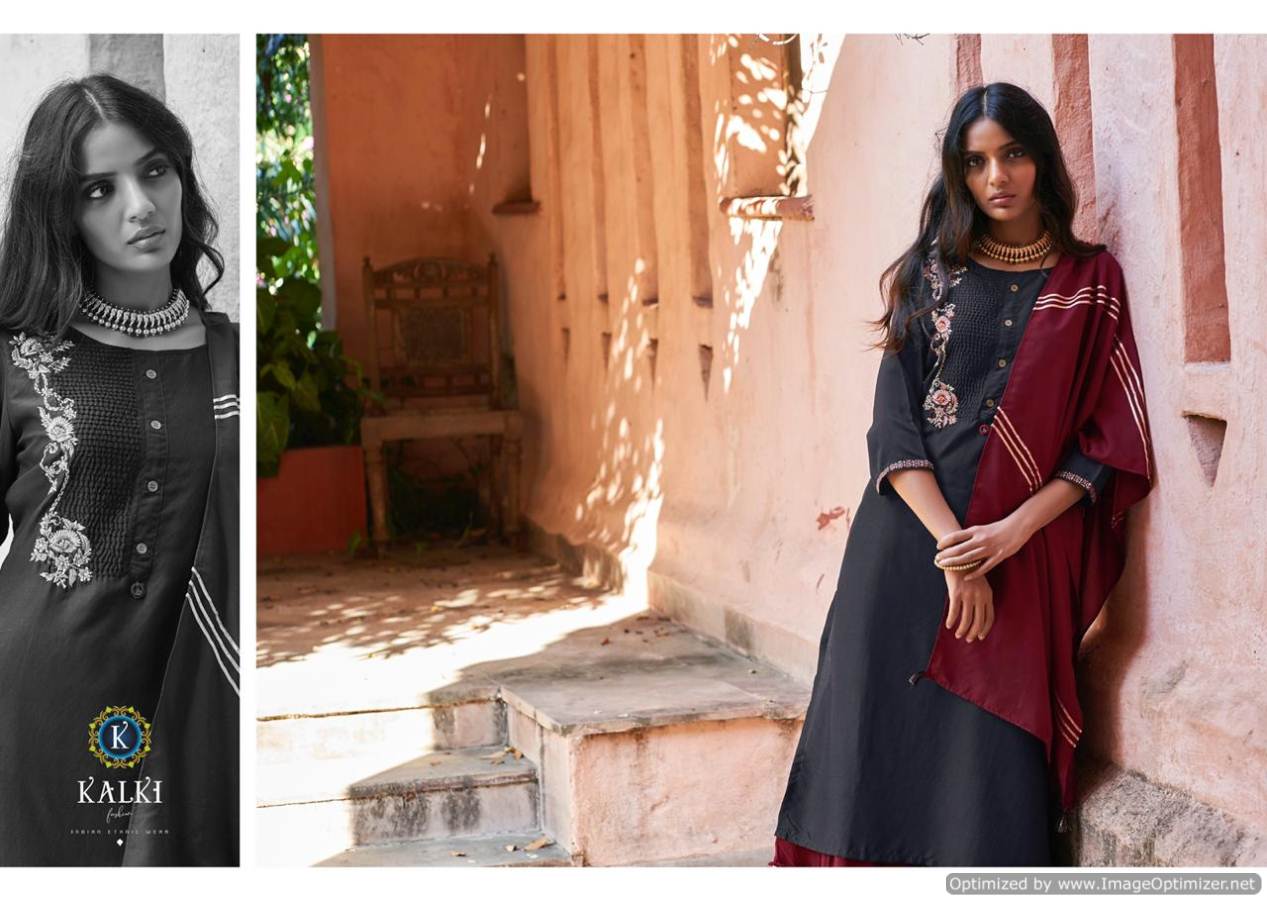 Kalki Mirrow Plus Latest Designer Festive Wear Pure Muslin Fancy Look Readymade Suit Collection With Gotapatti Work 