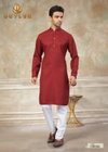 Outluk Vol 138 Mens Rayon Cotton Kurta And Pajama Collection Wholesale Market Surat