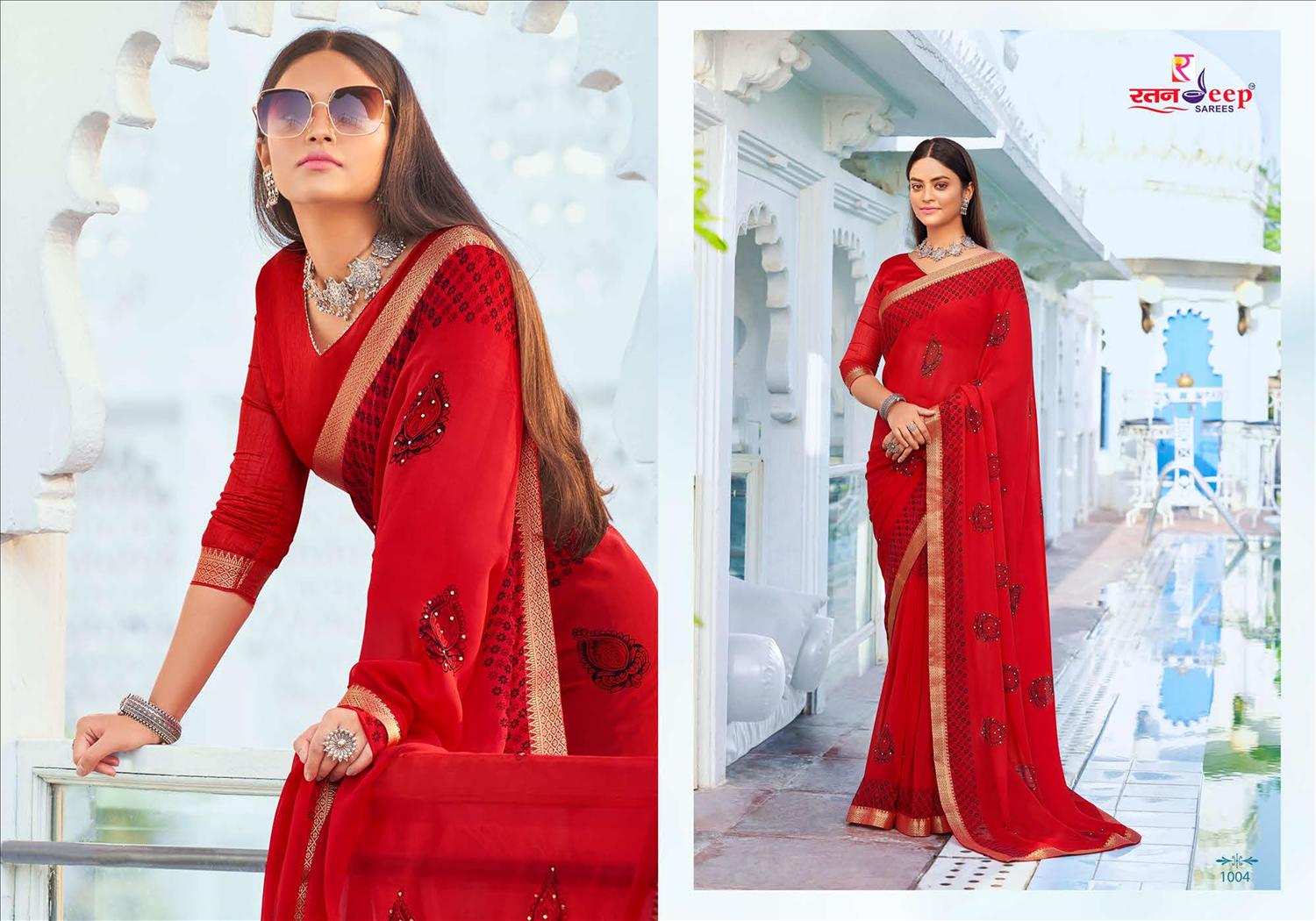 Bulbul Designer Fancy Ethnic Wear Georgette Printed Designer Saree Collection