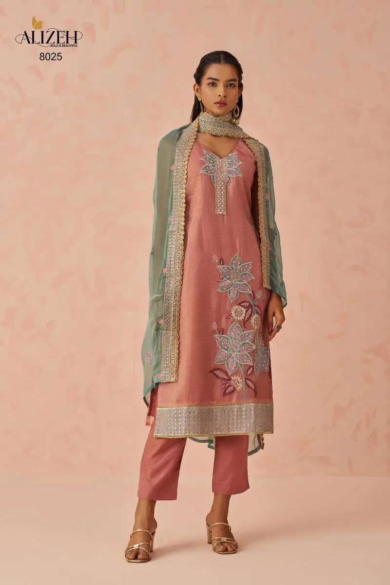 Raag 2 By Alizeh Fancy Crush Designer Salwar Suit Online Wholesale
