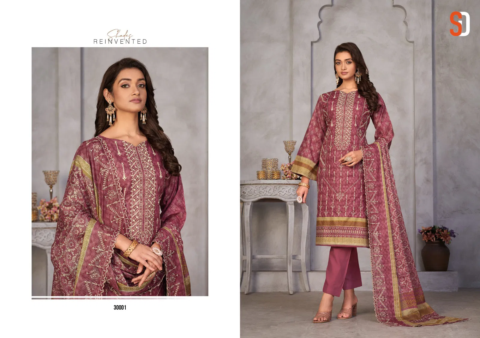 Bin Saeed Vol 3 By Sharddha Pure Cotton Readymade Suits