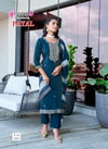 Payal Vol 1 by Mystic 9 Vertican Shimmer Kurti With Bottom Dupatta Exporters In India