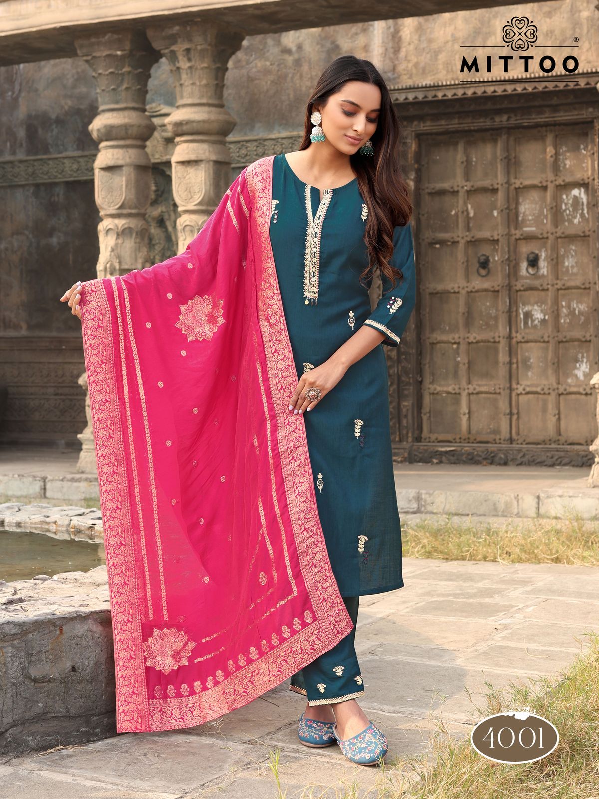 Saundarya By Mittoo Viscose Kurti With Bottom Dupatta Wholesale Price In Surat