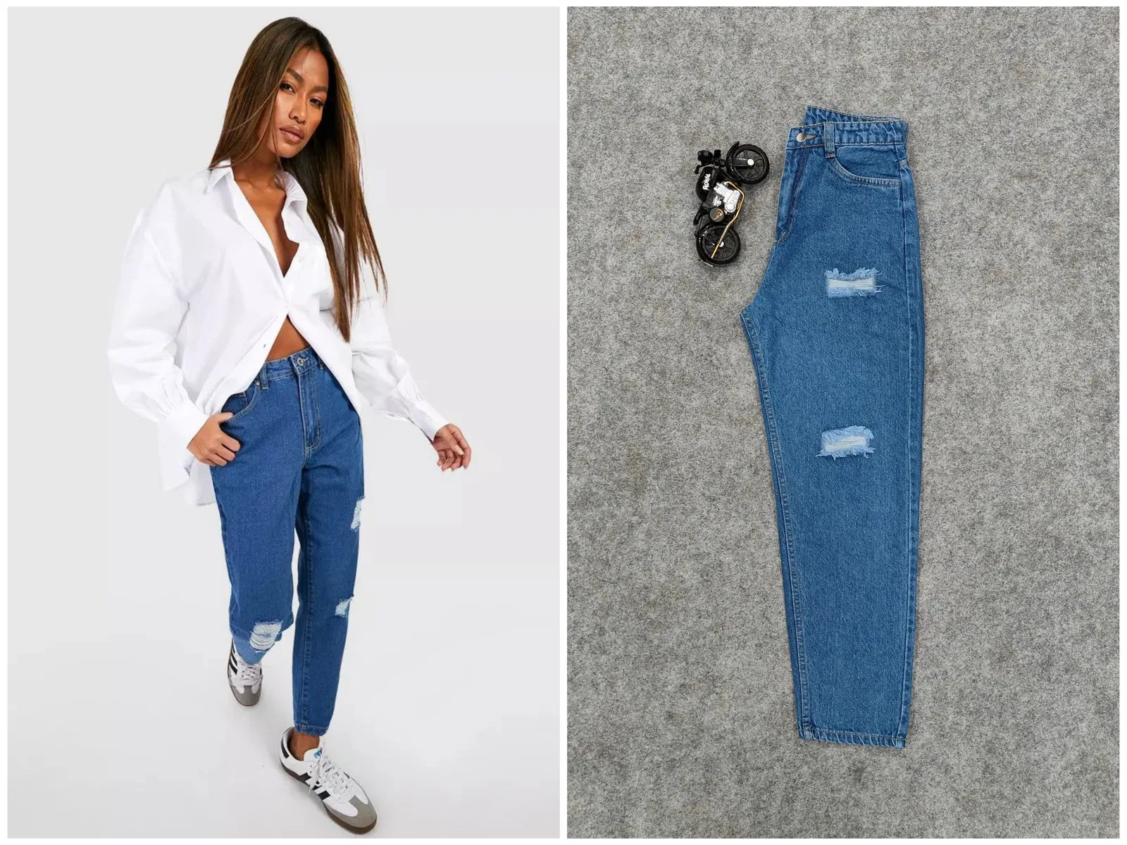 Vivda Western Funky Mom Fit Wholesale Jeans in India
 
