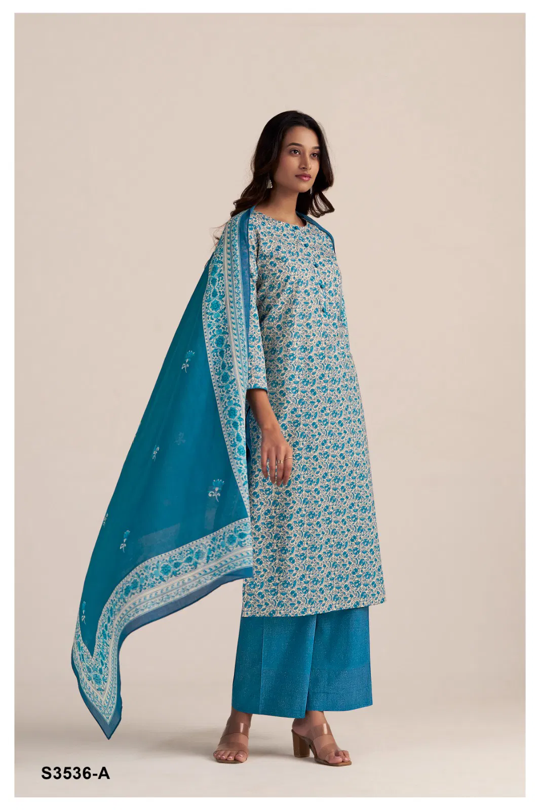 Trinity 3536 By Ganga Cotton Printed Wholesale Designer Salwar Suit In India
