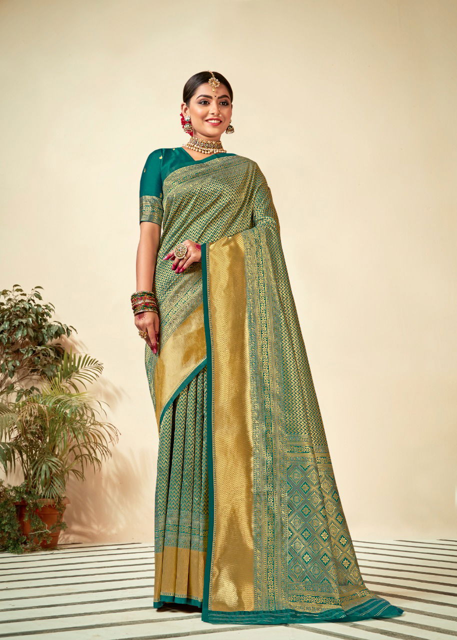Revanta Kalyani Fancy Designer Party Wear Latest Silk Saree Collection