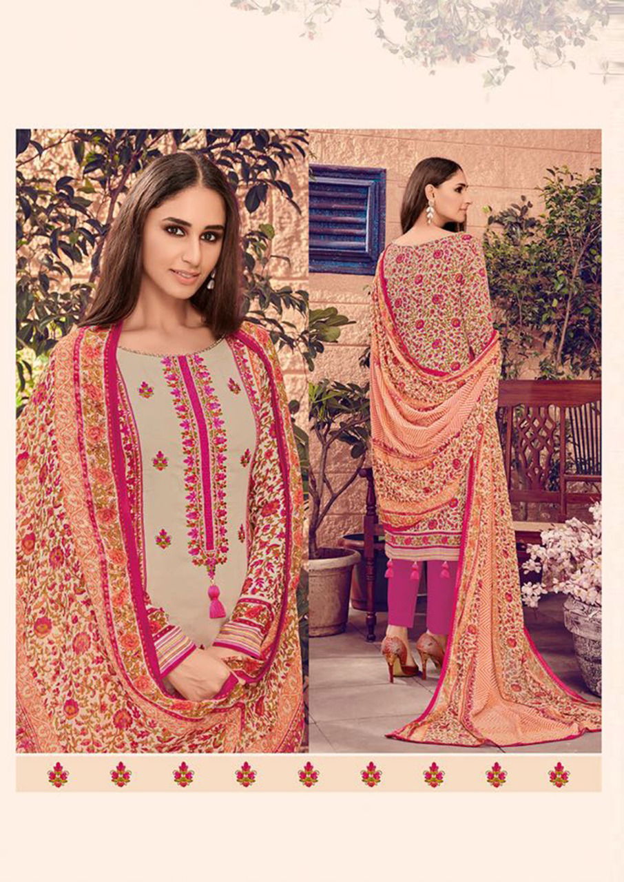 Apna Cotton Almira 5 Latest fancy Designer Regular wear Printed Karachi Dress Materials Collection
