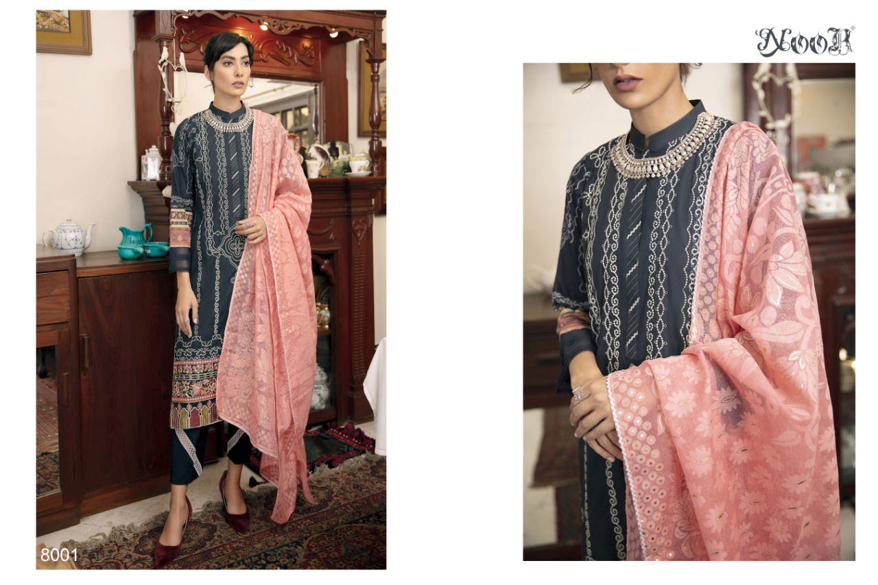 Noor Qalamkar Eid Premium Latest Fancy Designer Casual Wear Pakistani Salwar Suits Collection

