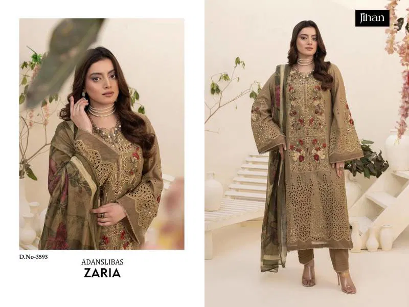 Adanslibas Zaria By Jihan Cotton Dupatta Pakistani Salwar Suits Wholesale Suppliers In Mumbai
