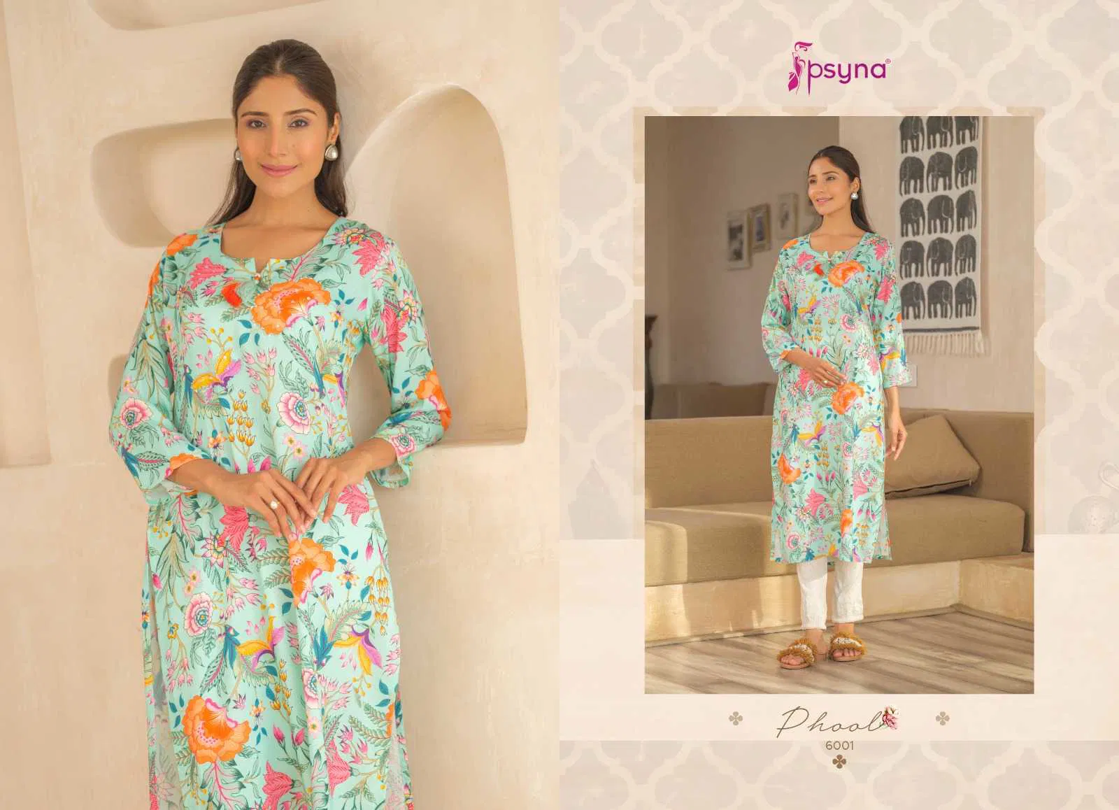 Phool Vol 6 By Psyna Rayon Readymade Kurti Wholesaler Best Wholesale Shop In Surat

