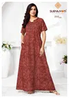 Pearl Vol 2 By Suryajyoti Cotton Printed Nighty Gown Wholesalers In Surat