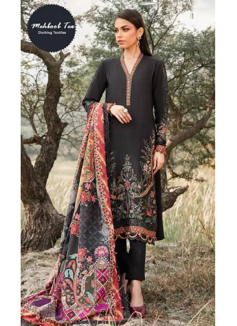 Mehboob Tex 1589 Cotton Dupatta Pakistani Salwar Suits Suppliers In India