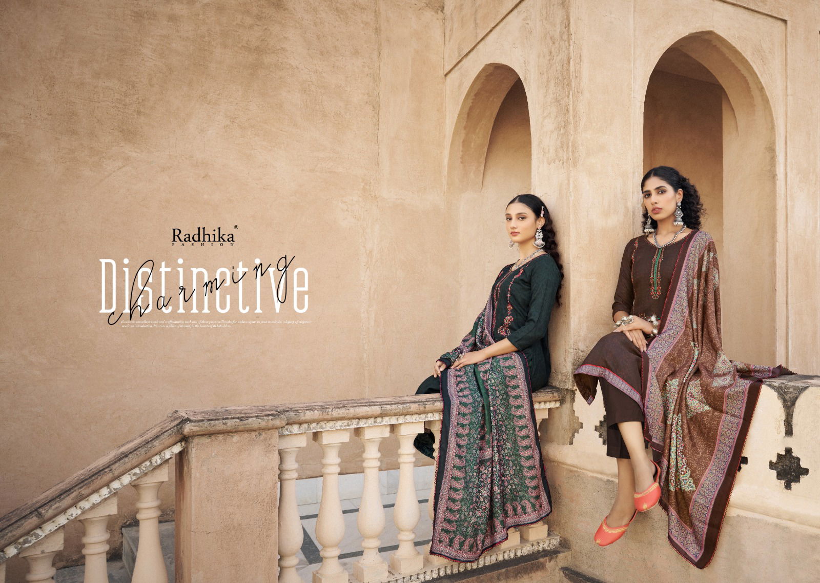Kashmiri Shawal 2 By Sumyra Pashmina Dress Material