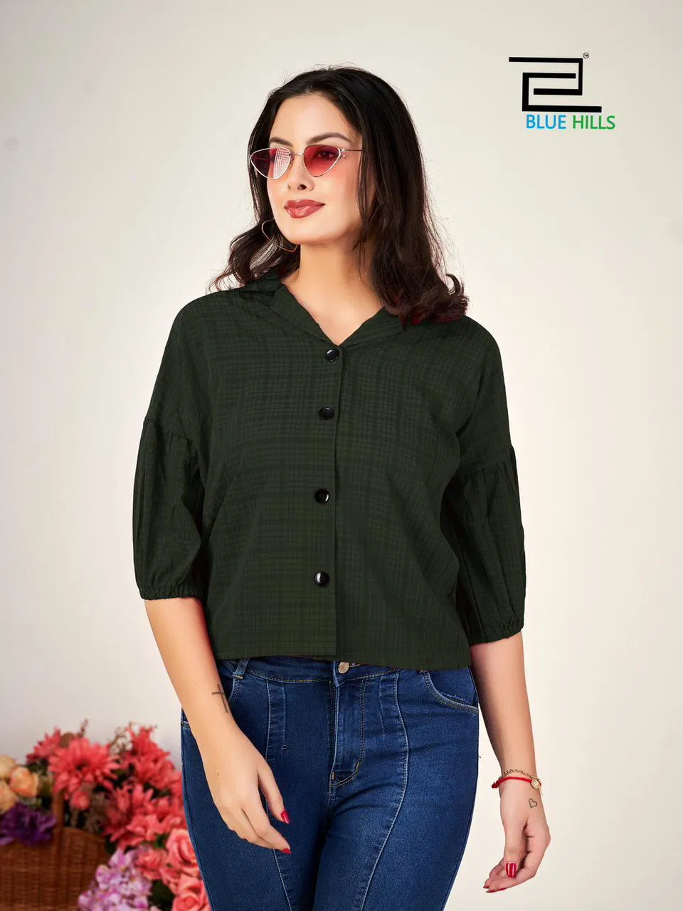 Blue Hills Martini Bsy Chex ladies Shirt Catalog
